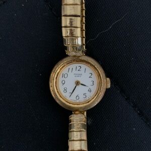 Pulsar Gold-Tone Quartz Smartwatch